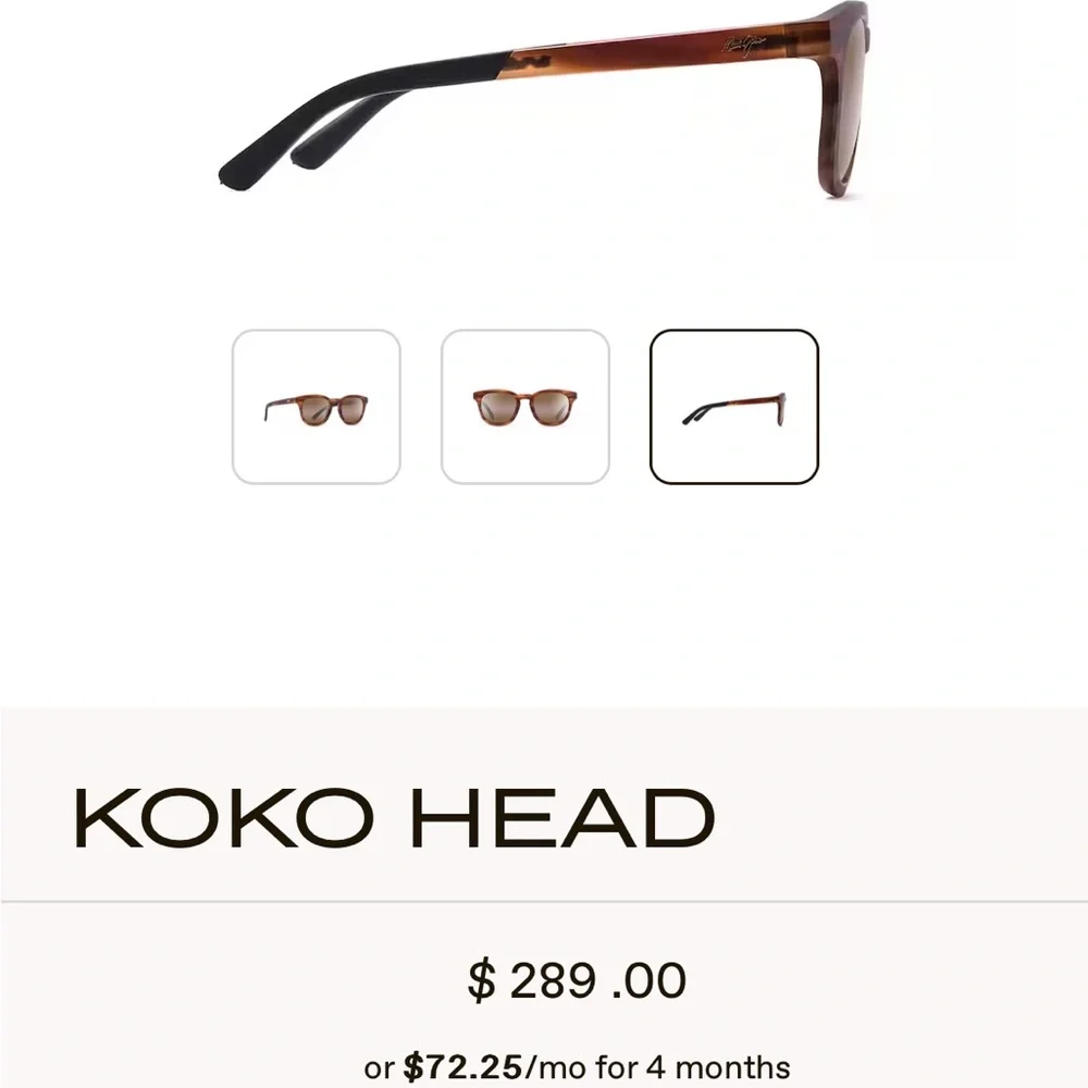 Maui Jim Koko Head Brown Sunglasses - Picture 3 of 7